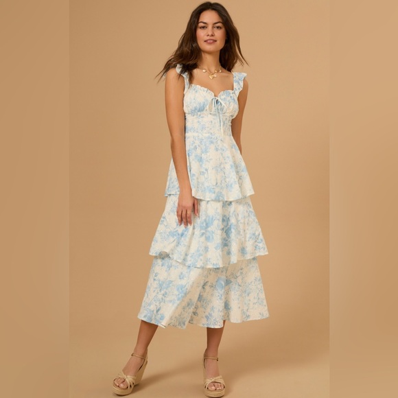 Altar'd State Dresses & Skirts - NWT Altar’d State Oaklyn Floral Midi Dress